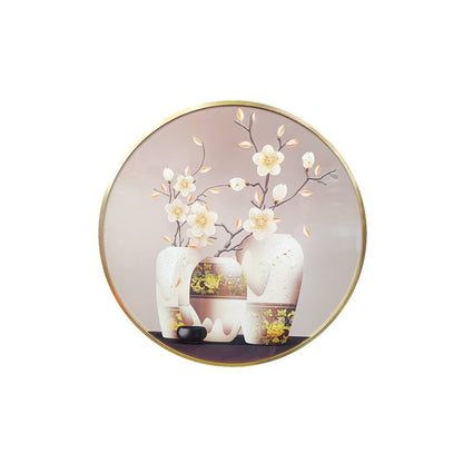 Flowers in Vase Painting Multicoloured