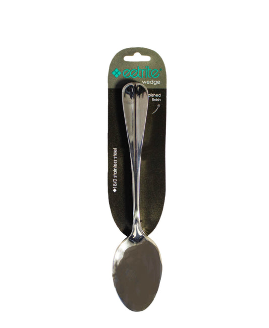 Eetrite 4 Piece Wedge Table Spoon Set - Silver