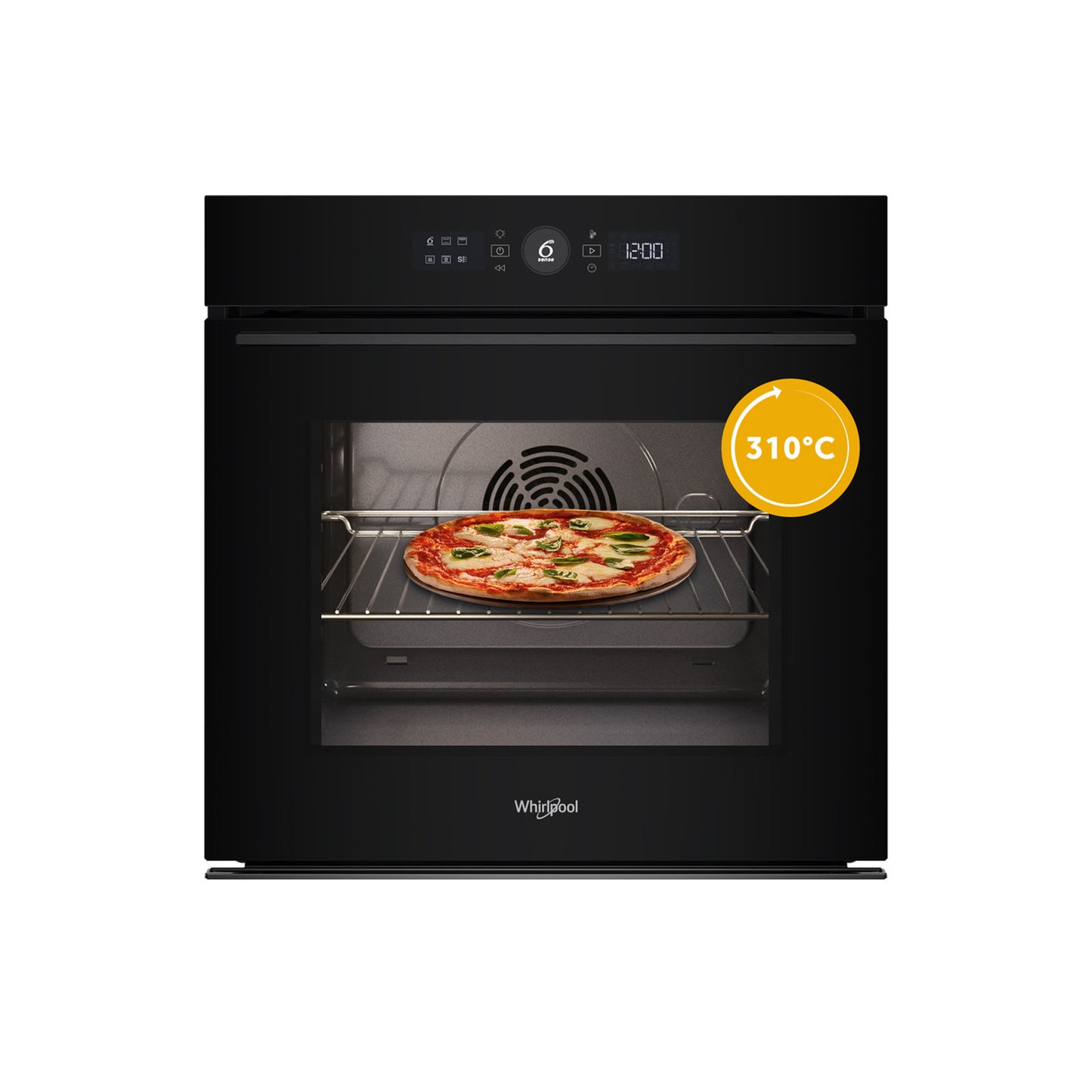 Whirlpool W5 60cm Oven Black