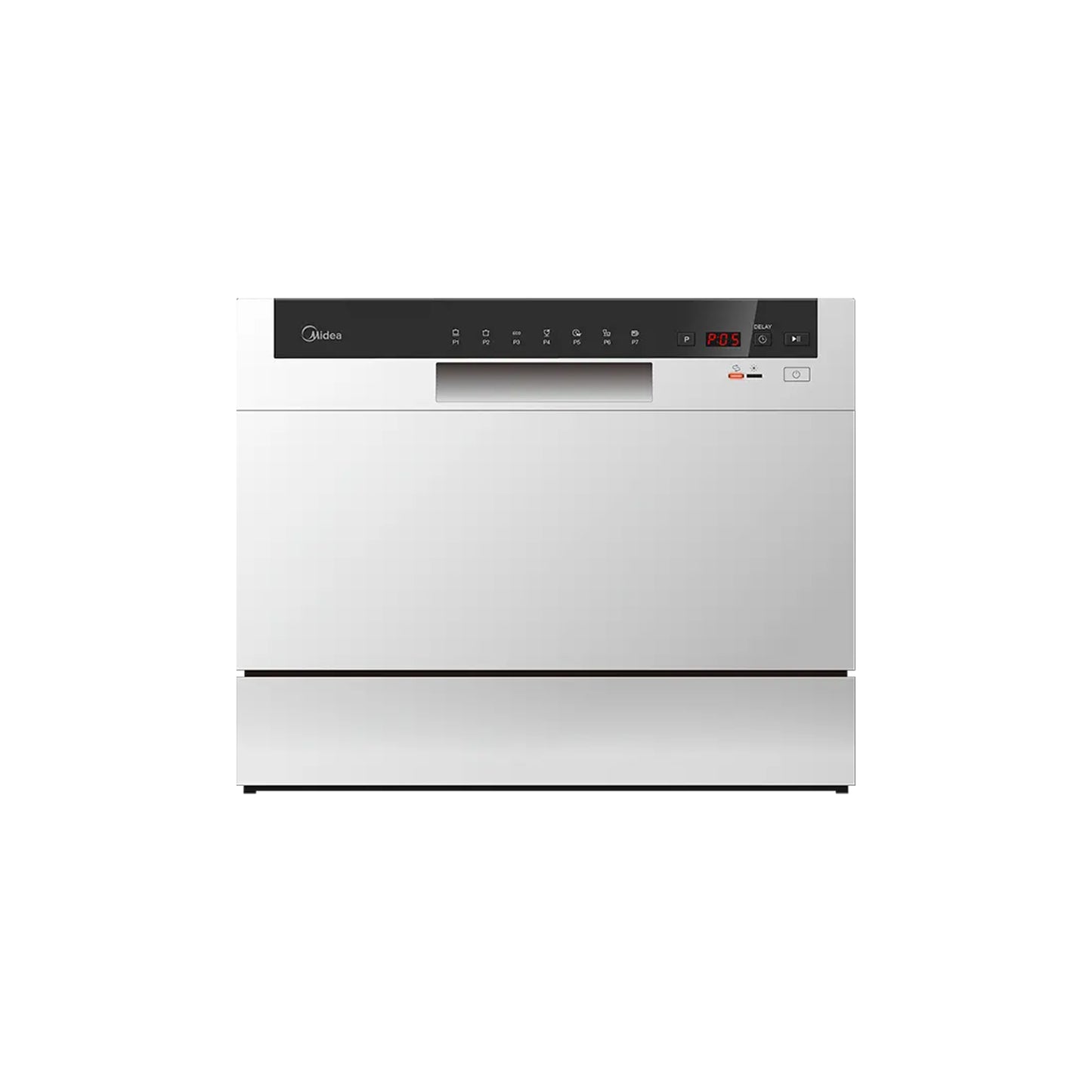 Midea  6 Place Counter Top Dishwasher White