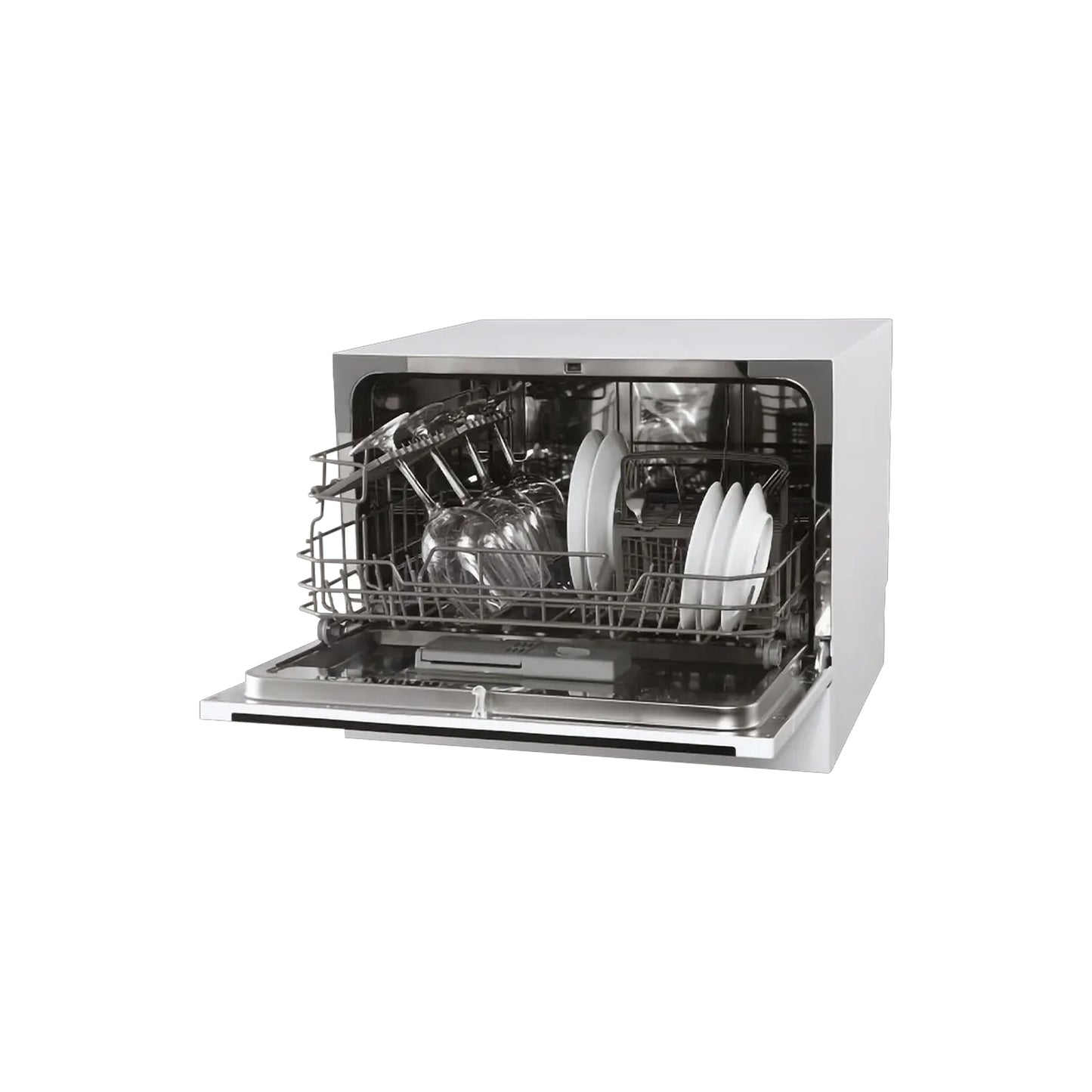 Midea  6 Place Counter Top Dishwasher White