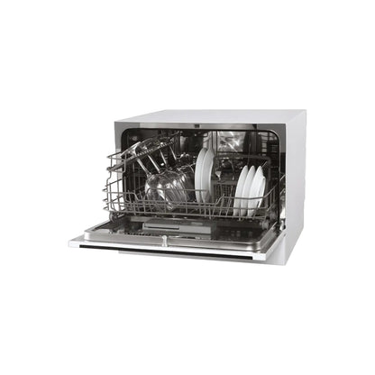 Midea  6 Place Counter Top Dishwasher White