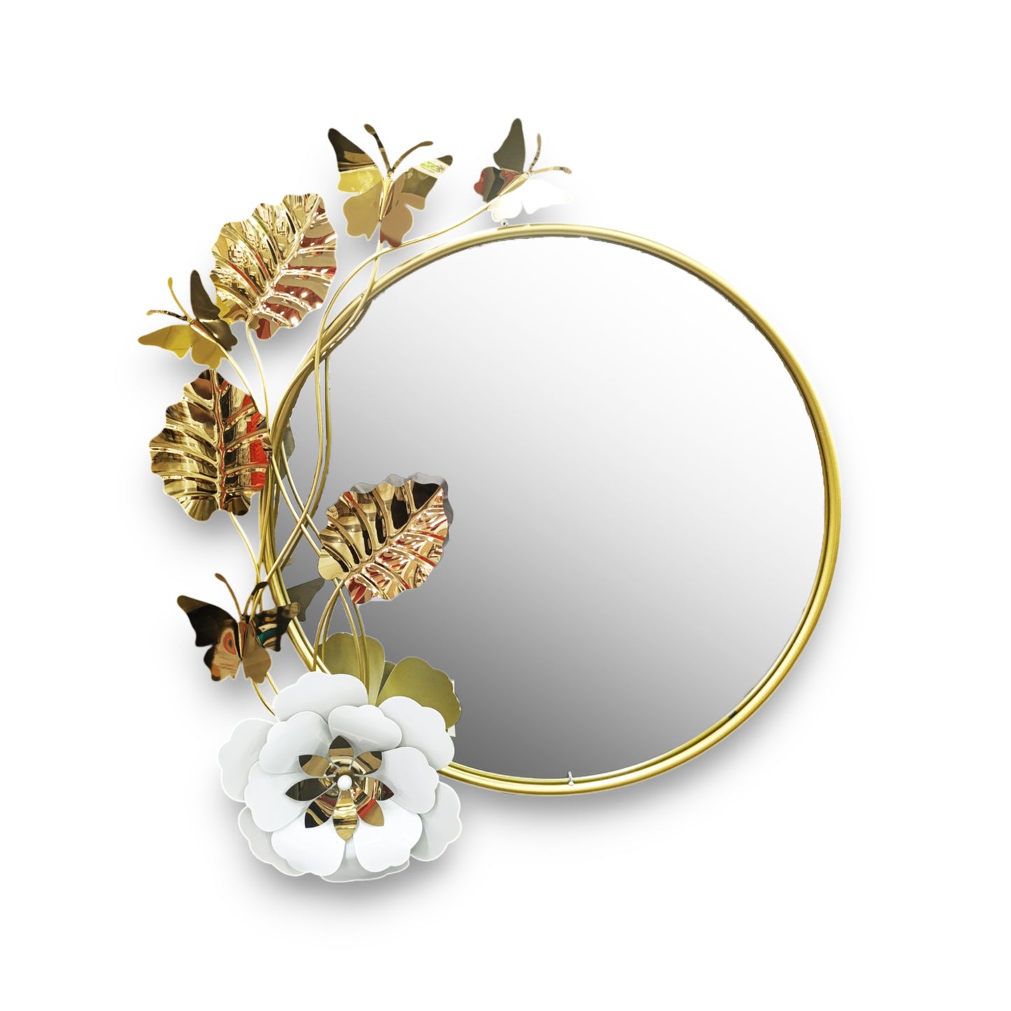 Urban Decor Mirror Wall Decoration Gold & White