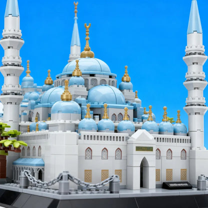 Wange Blue Mosque 1129 Piece Building Blocks