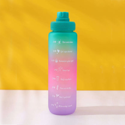 Kitchen Life 1Lt Water Bottle Multicoloured