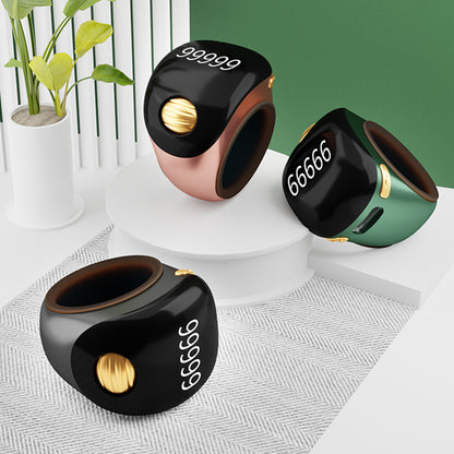 Adjustable Tasbih Smart Ring Counter Rose Gold