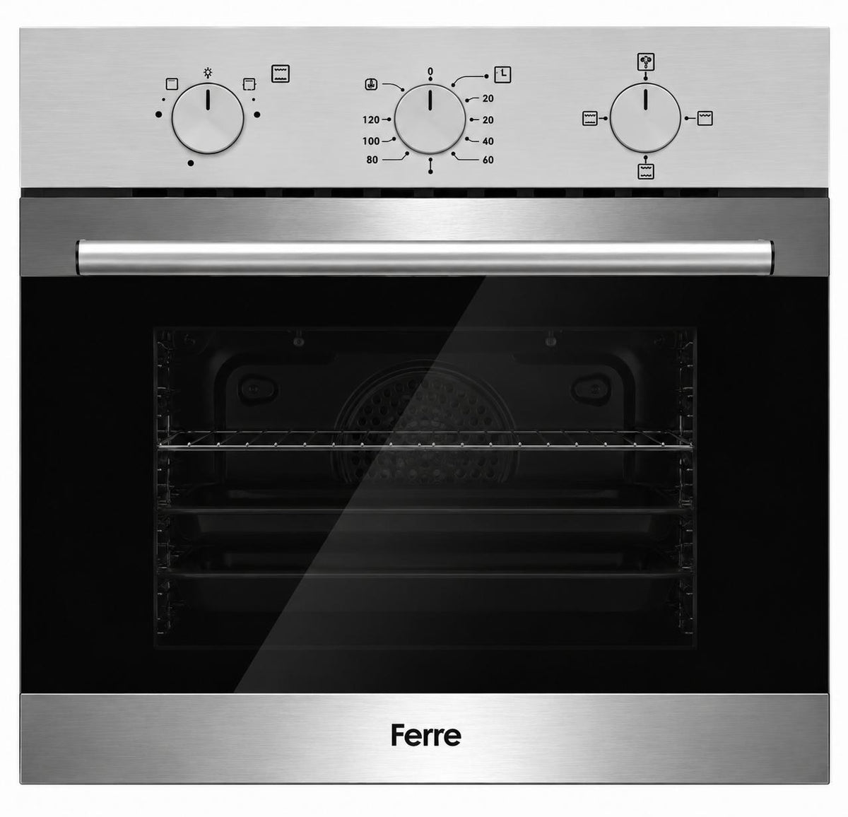 Ferre 60cm Full Gas Built-In Oven Stainless Steel