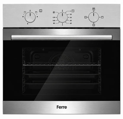 Ferre 60cm Full Gas Built-In Oven Stainless Steel