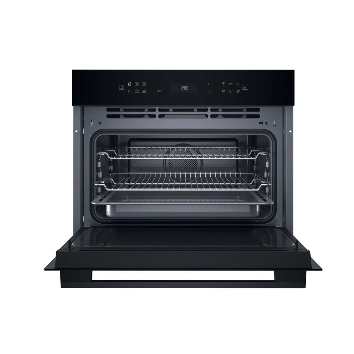 Whirlpool 53L W7 Built-In Combi Oven & Microwave Black