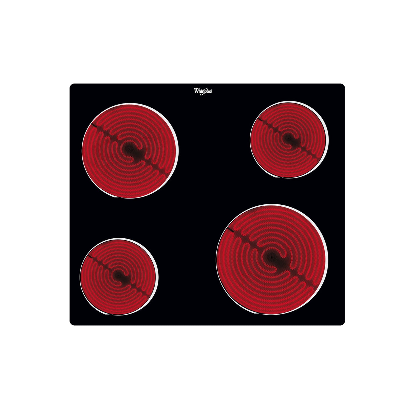 Whirlpool 60cm Ceramic Hob Black