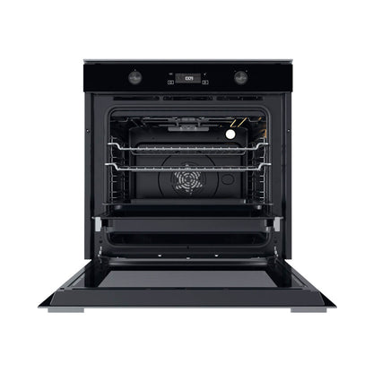 Whirlpool 60cm Built-in Electric Oven Black & Silver