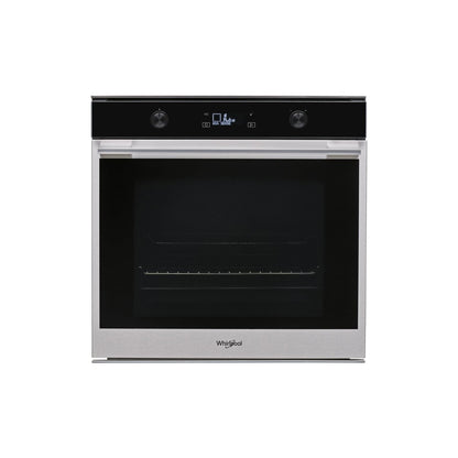 Whirlpool 60cm Built-in Electric Oven Black & Silver