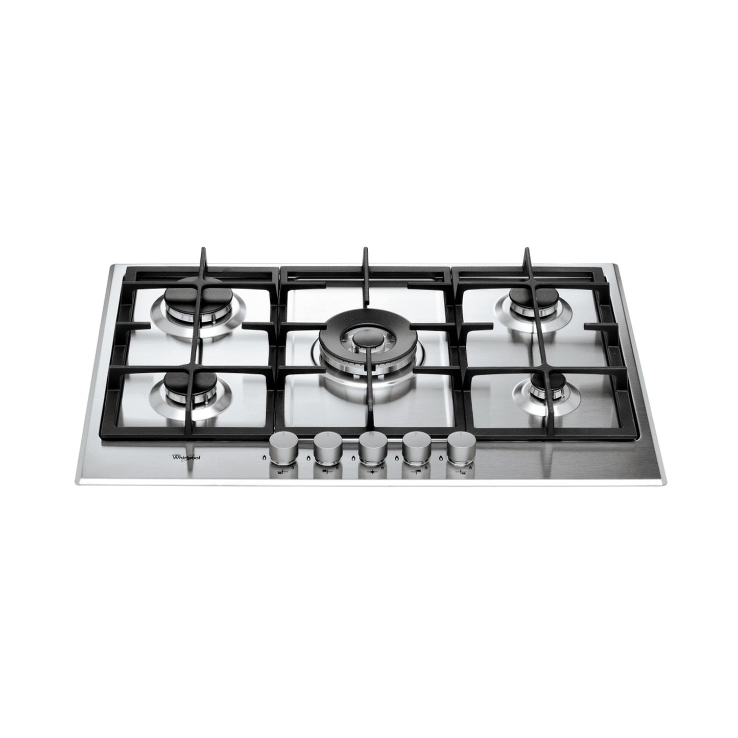 Whirlpool 75cm Gas Hob Stainless Steel