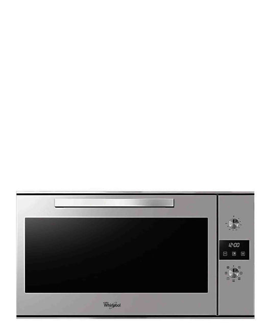 Whirlpool 88L Built-In Inox Electric Oven (Demo) - Black & Silver