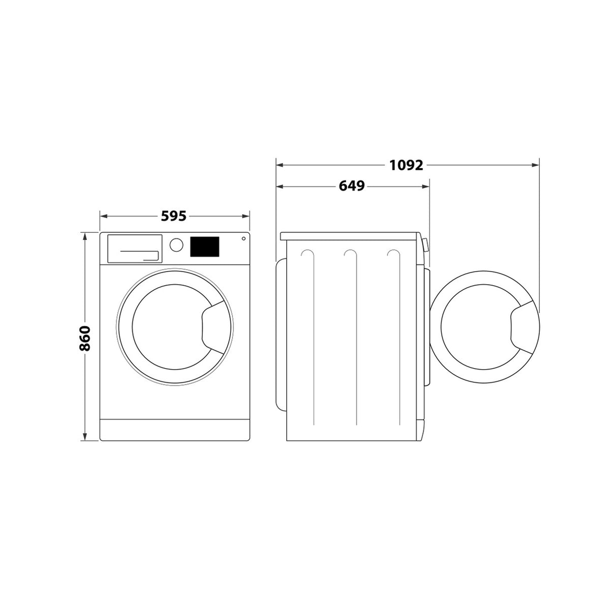 Whirlpool 8kg Condenser Tumble Dryer Silver