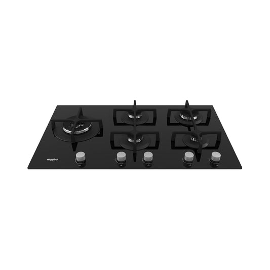 Whirlpool 90cm Gas Hob Black