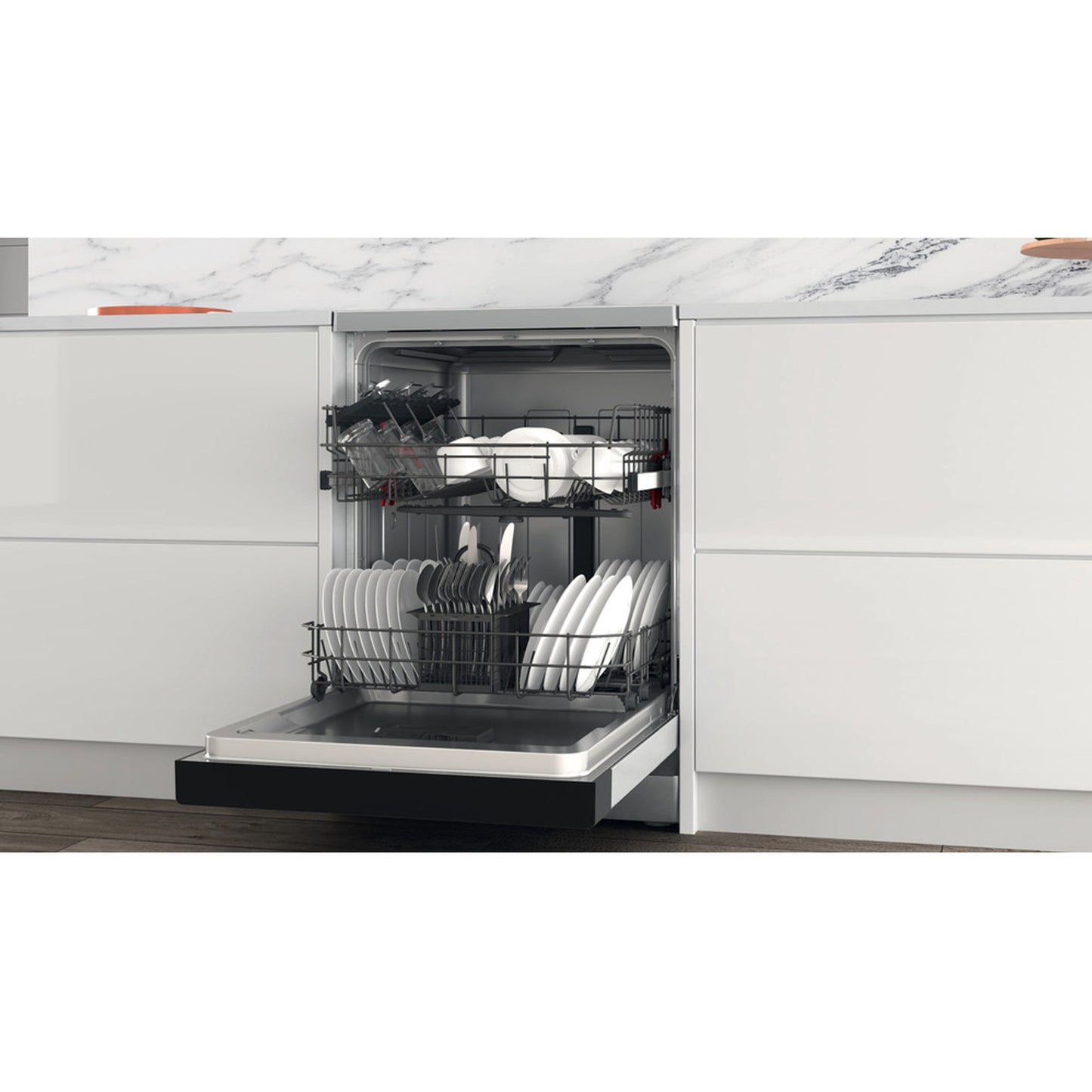 Whirlpool 13 Place Freestanding Dishwasher Stainless Steel