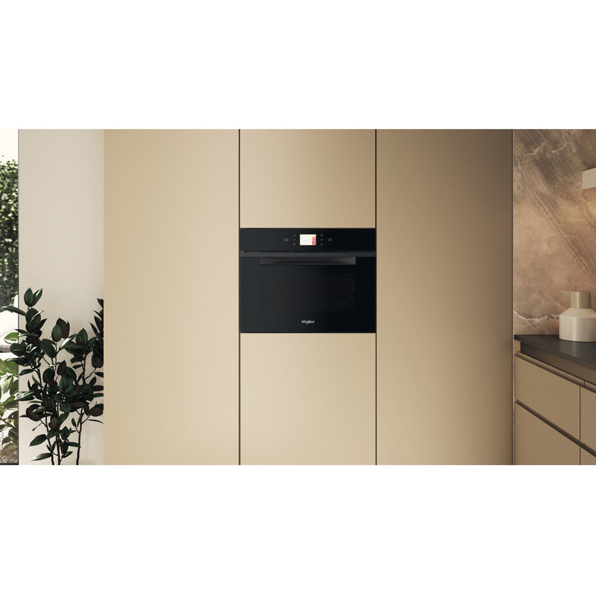 Whirlpool 53L W11 Built-In Combi Oven & Microwave Black