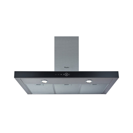 Whirlpool 90cm 6th Sense Wall Mounted Cooker Hood Stainless Steel