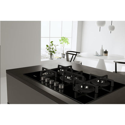 Whirlpool 5 Burner Gas Hob Black