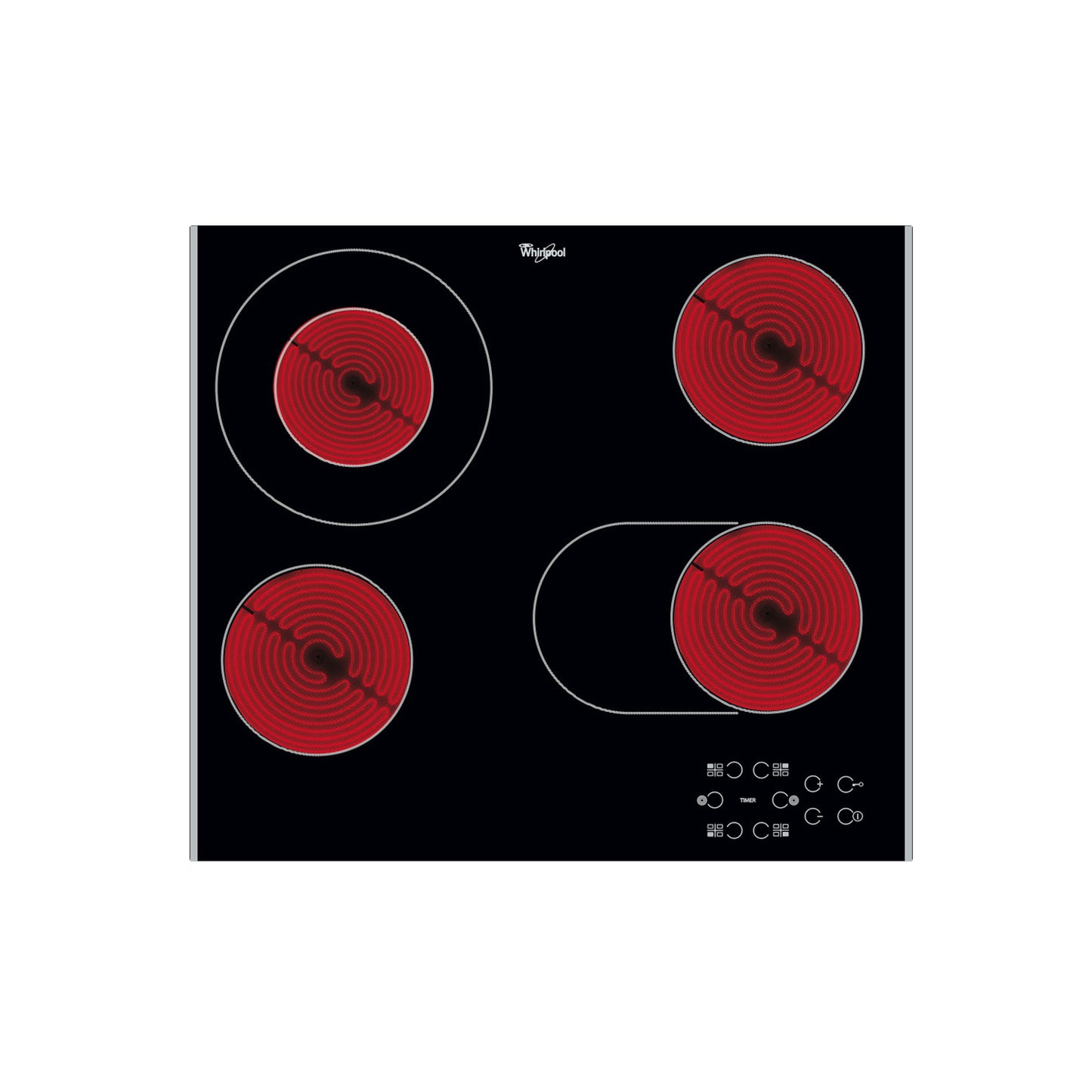 Whirlpool 60cm Touch Control Hob Black