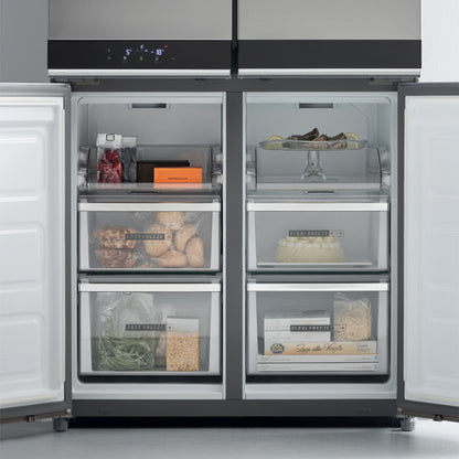 Whirlpool 591Lt 4 Door Fridge Inox