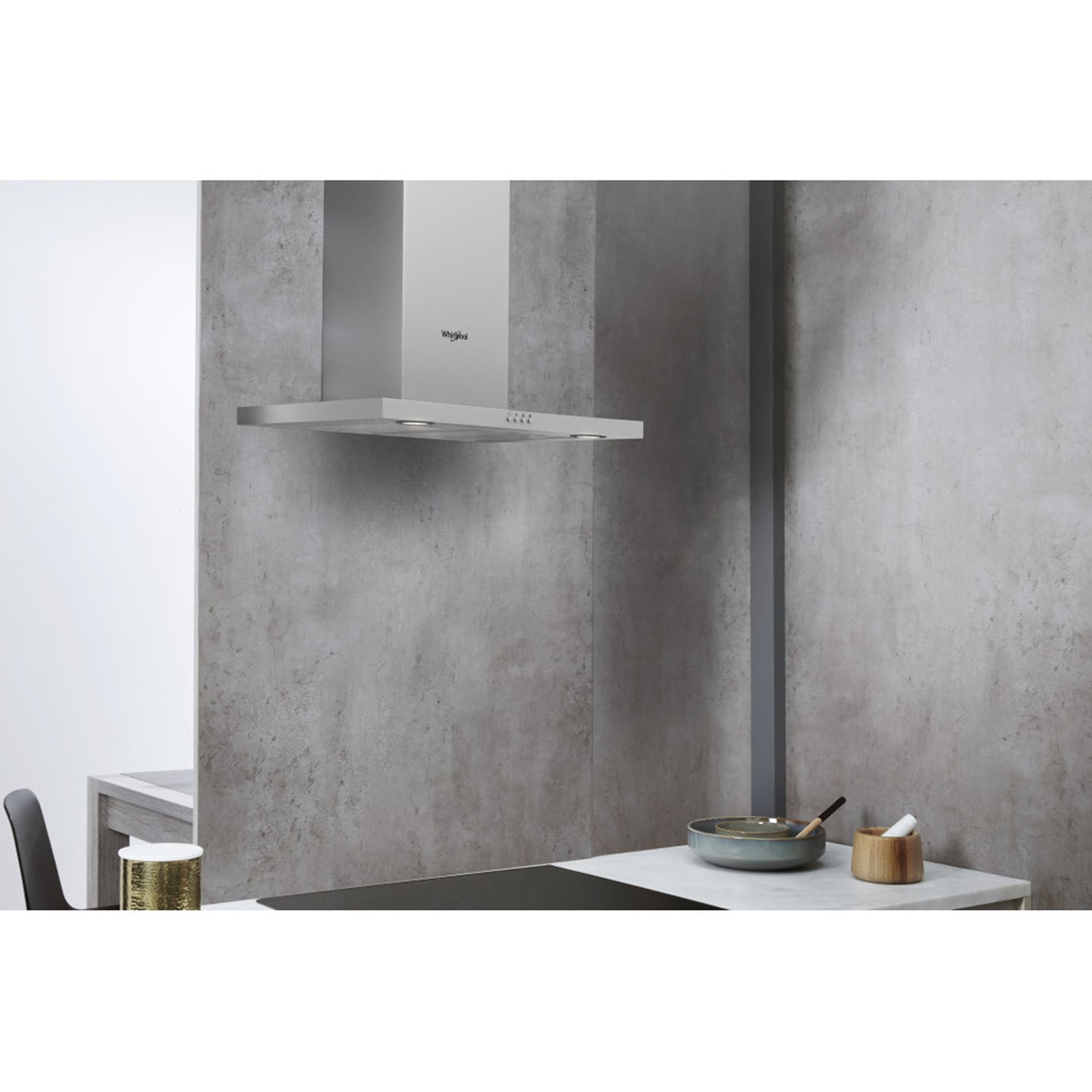 Whirlpool 60cm Chimney Cooker Hood Stainless Steel