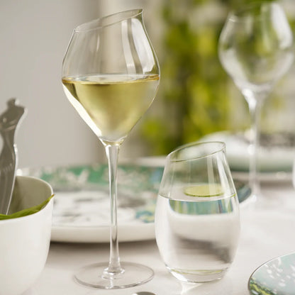 Carrol Boyes Sway White Wine Glass Set of 4 - Clear