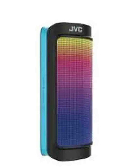 JVC Stereo LED Lightshow Bluetooth Speaker - Blue