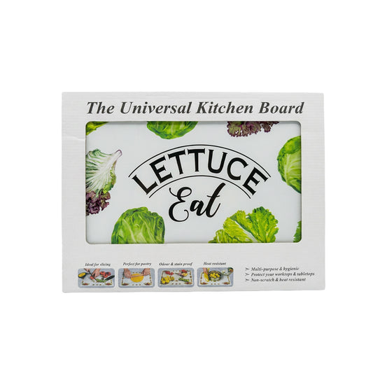 40 x 30cm Tempered Glass Cutting Board Multicoloured