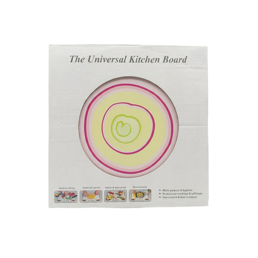 30cm Tempered Glass Cutting Board Multicoloured