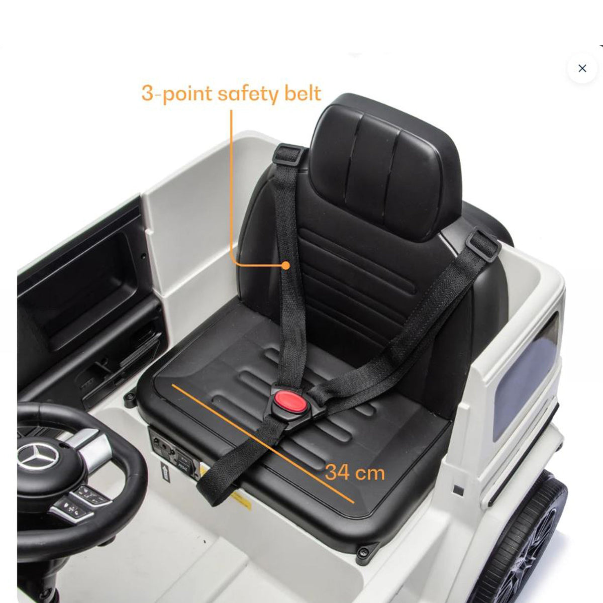 Mercedes-Benz G 580 Kids Electric Ride-On Car - YJ2580