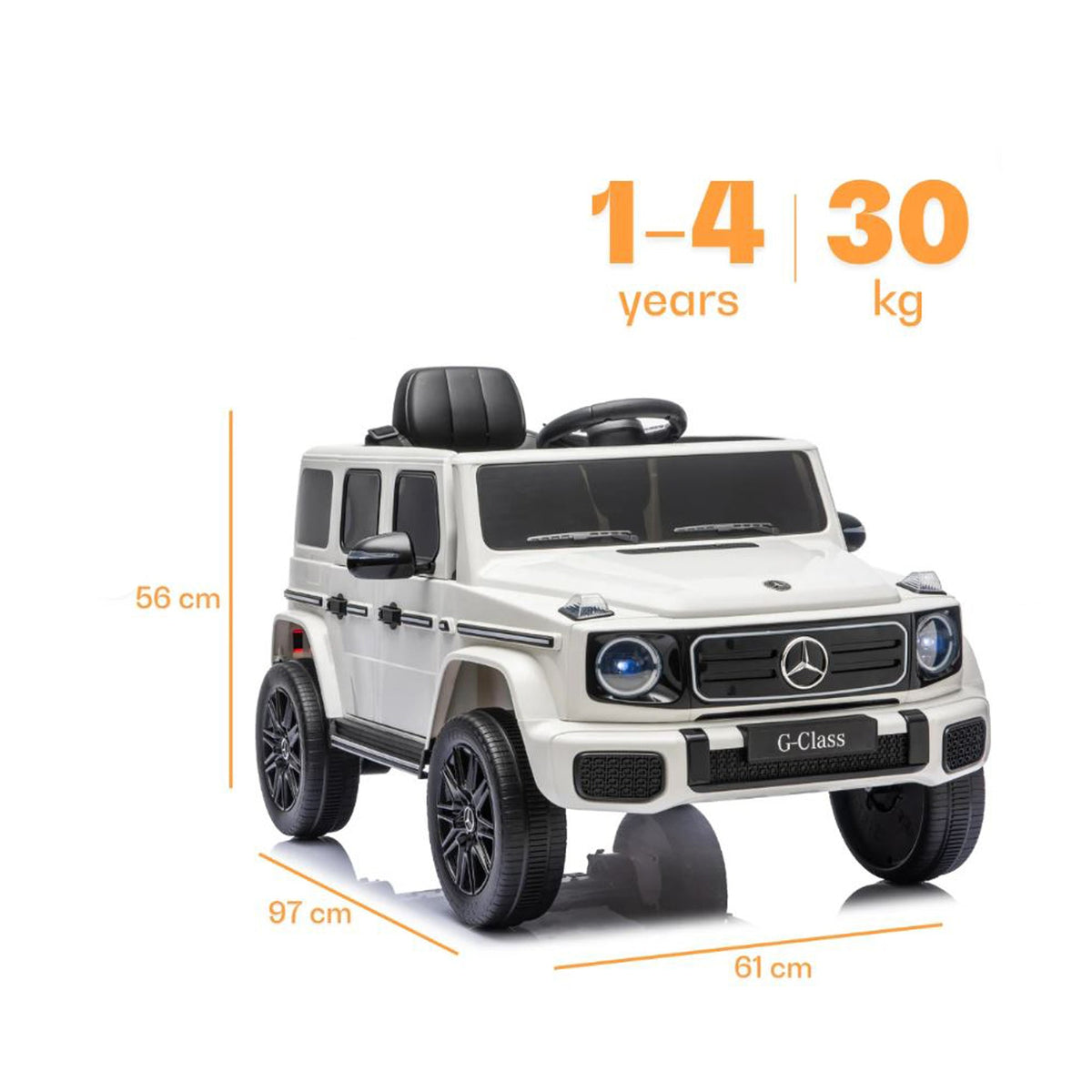 Mercedes-Benz G 580 Kids Electric Ride-On Car - YJ2580