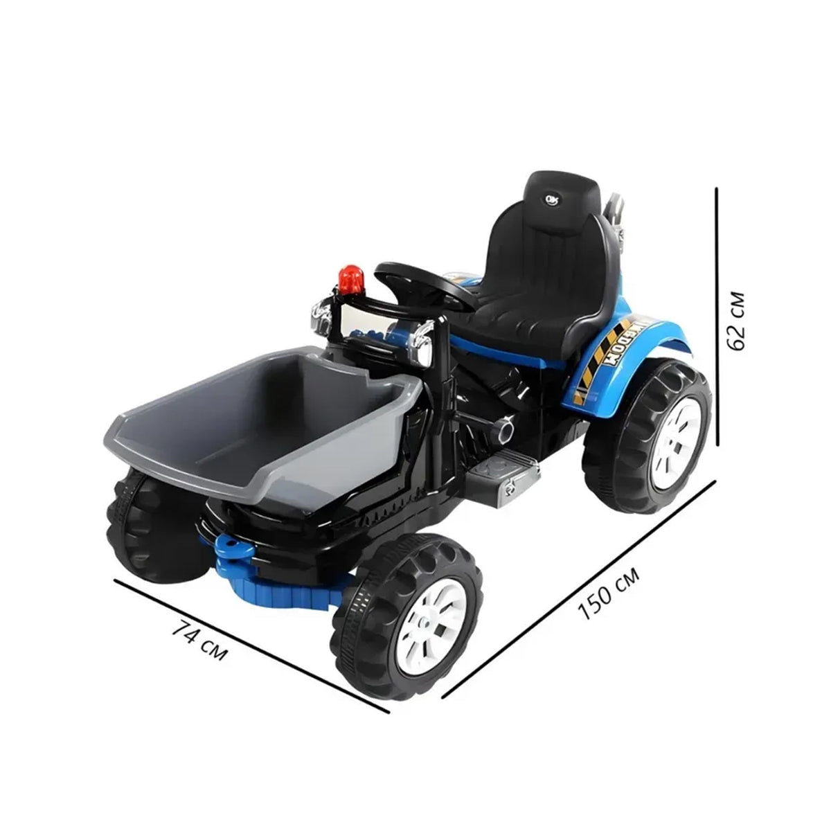 Kingdom 12V Electric Ride-On Dumper Tractor - YJ328C