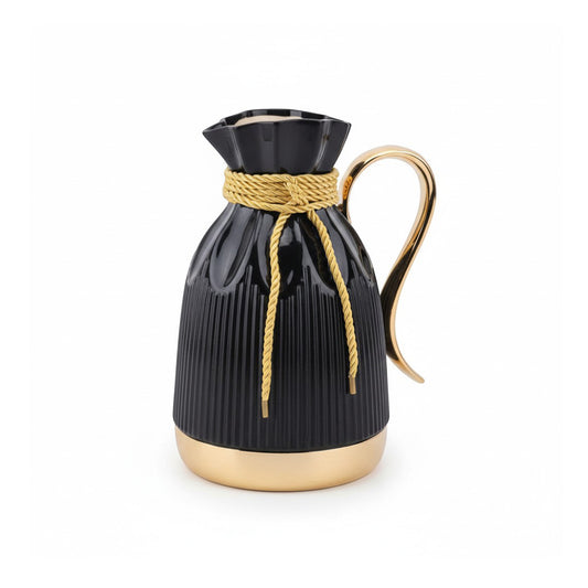Tea Thermos Black & Gold