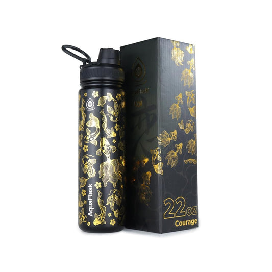 Aquaflask Koi 650ml Flask Courage Black
