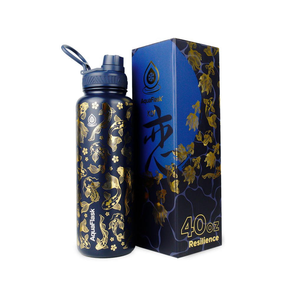 Aquaflask Koi 1182ml Flask Resilience Blue – The Culinarium