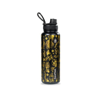 Aquaflask Koi 1182ml Flask Courage Black