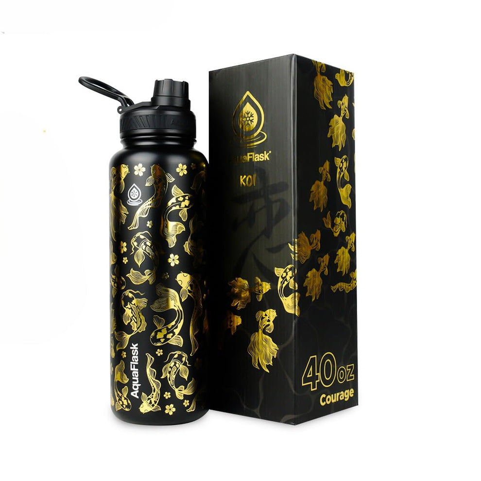 Aquaflask Koi 1182ml Flask Courage Black – The Culinarium