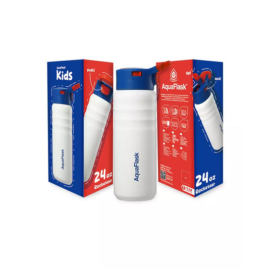 Aquaflask Kids Straw Sip 710ml Flask Rocketeer