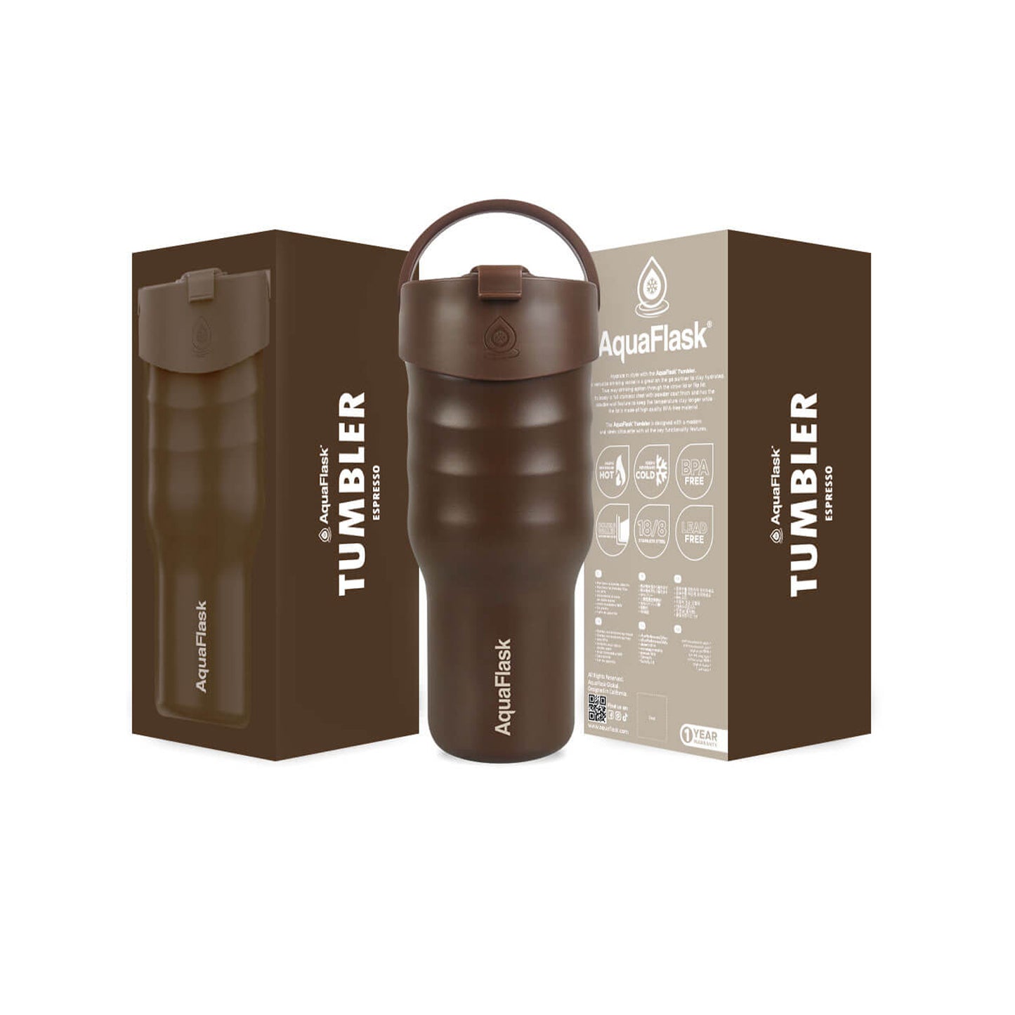 Aquaflask 900ml Tumbler Espresso