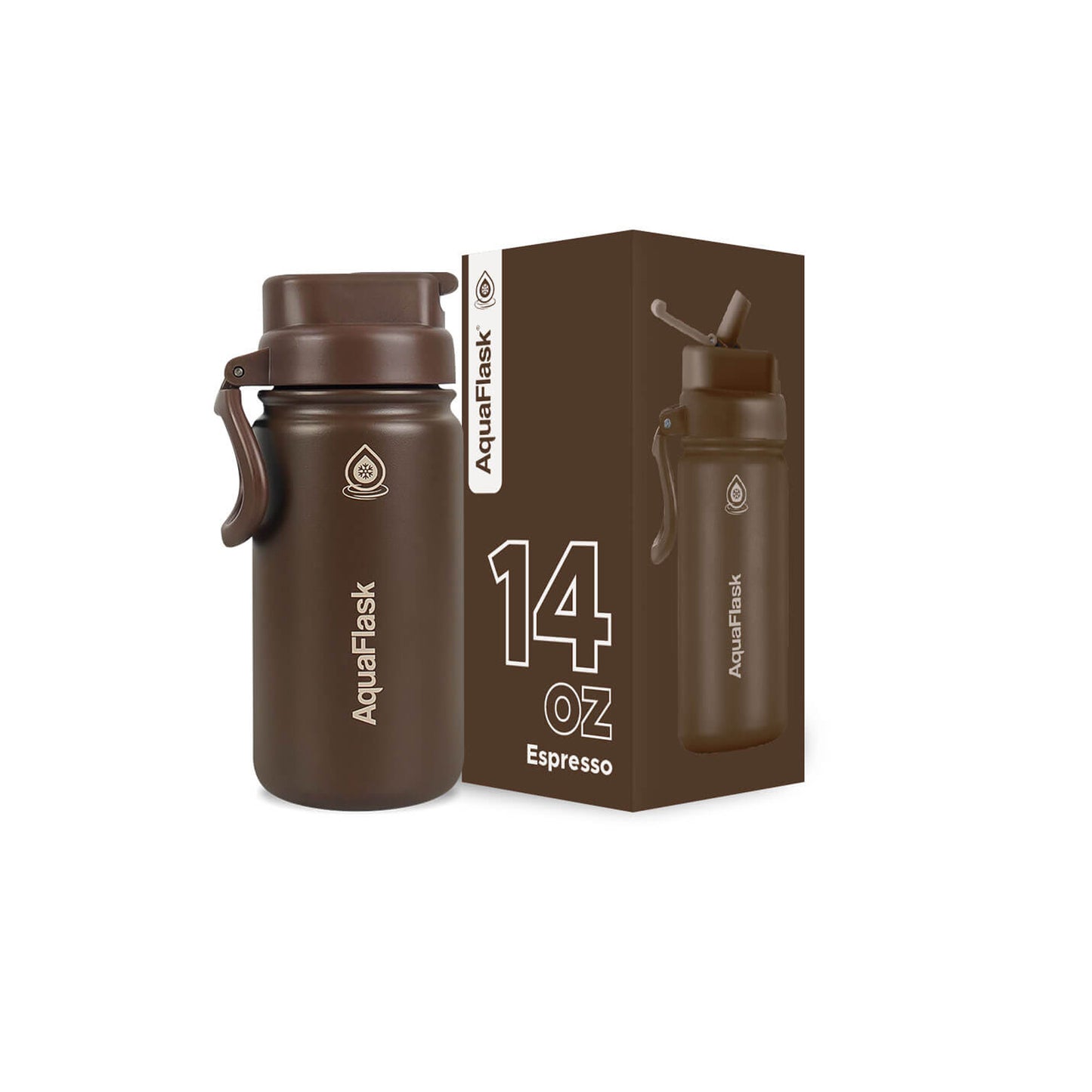 Aquaflask Colorwave Sport 414ml Flask Espresso