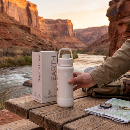Aquaflask Earth 532ml Flask Sandstone