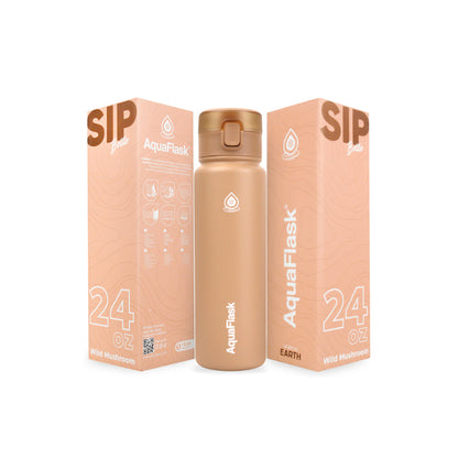 Aquaflask Earth Sip 710ml Flask Wild Mushroom