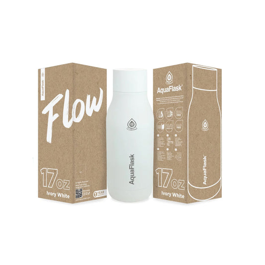 Aquaflask Flow 500ml Flask Ivory White