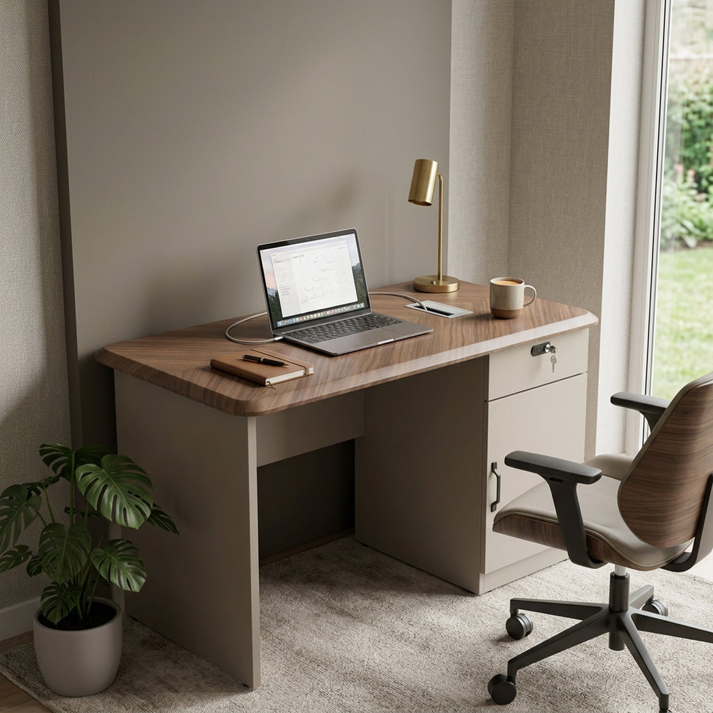 BF Platinum Living 1.2M Office Table