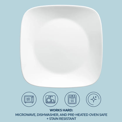 Corelle Square Side Plate 16.5cm - Pure White