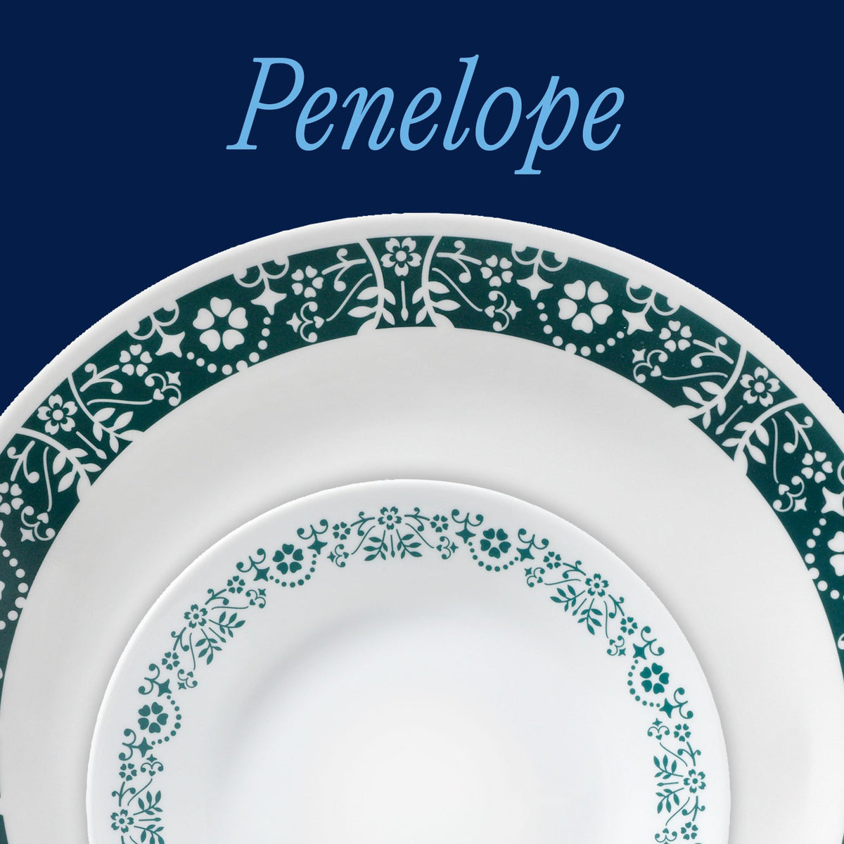 Corelle Penelope 18 Piece Dinner Set White