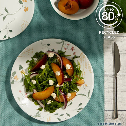 Corelle Wildflower Scatter 12 Piece Dinner Set White