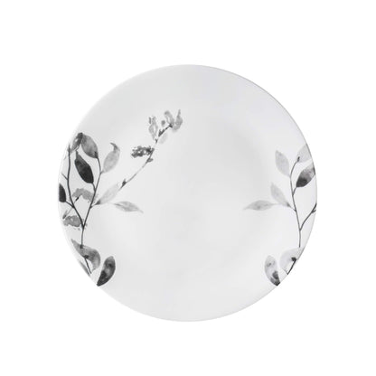Corelle Boutique Misty Leaves 12 Piece Dinner Set White